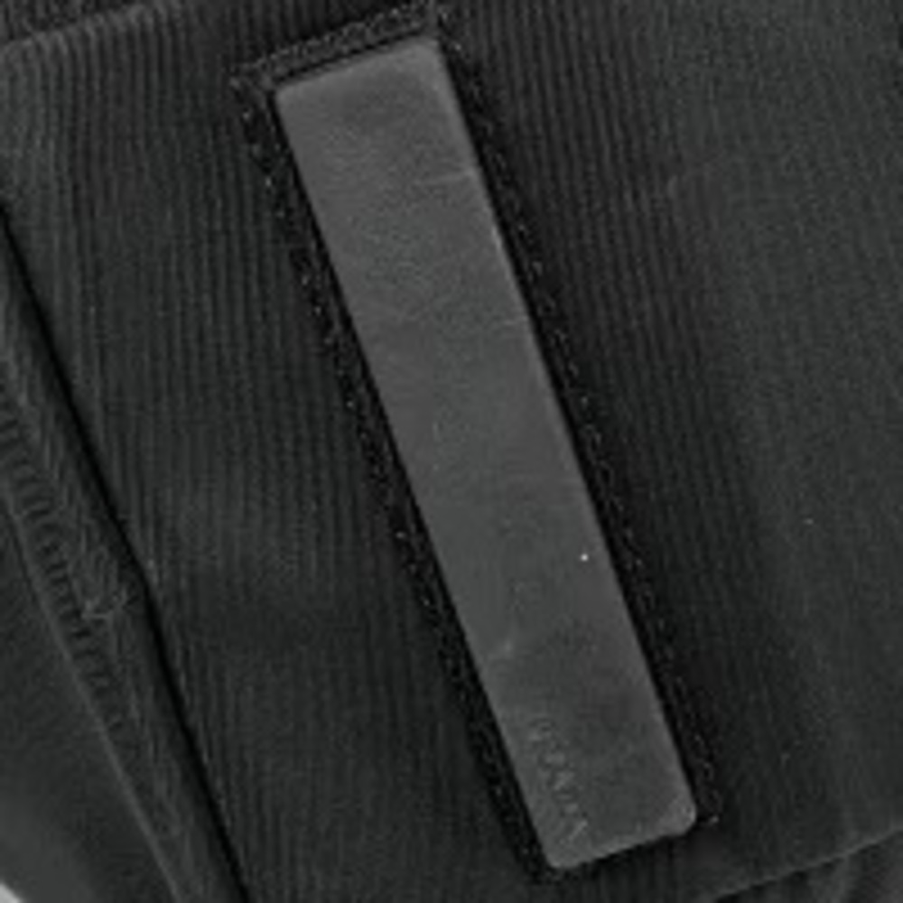 Prada Black Tote Nero Plate Bag Handbag Black